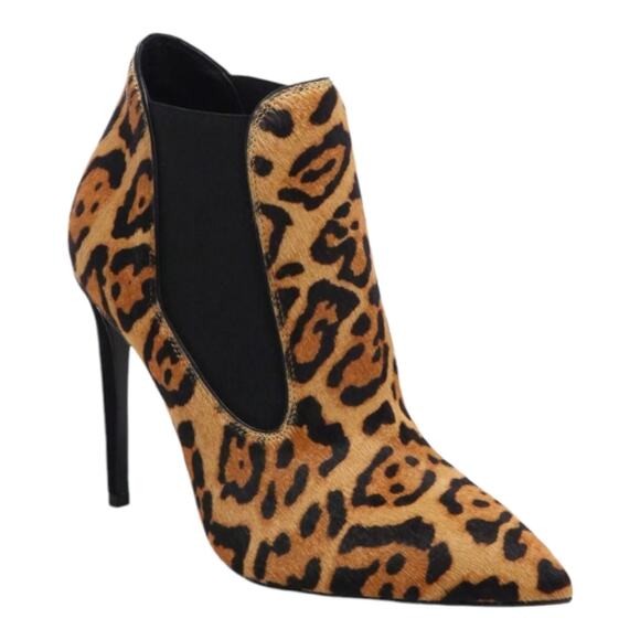 Ralph Lauren Purple Label Leopard Hair Calf‎ Tallen Ankle Boots 7 / 37 MSRP $895 - Picture 3 of 14